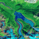 A satellite image shows Porcupine Glacier a year before the iceberg broke off. (Image: NASA Earth Observatory images by Jesse Allen, using Landsat data from the U.S. Geological Survey)